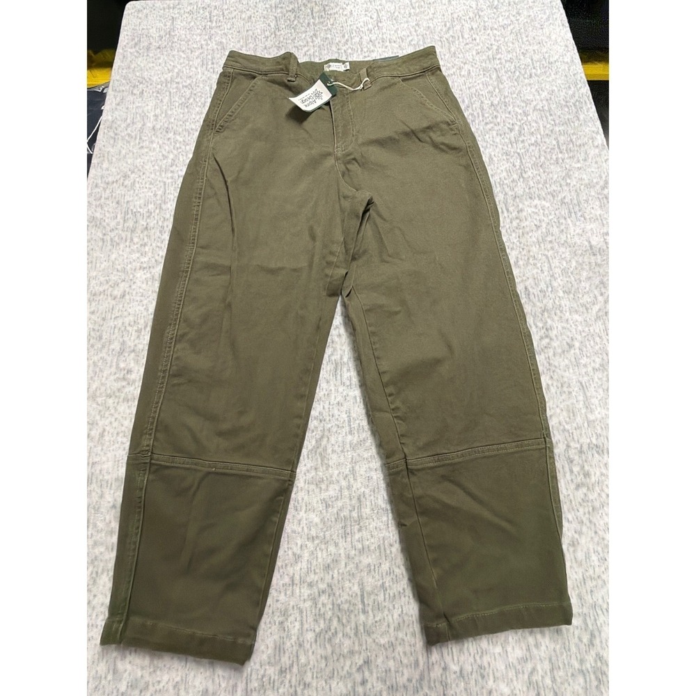 Alpine Design Olive Green Cropped Utility Pants